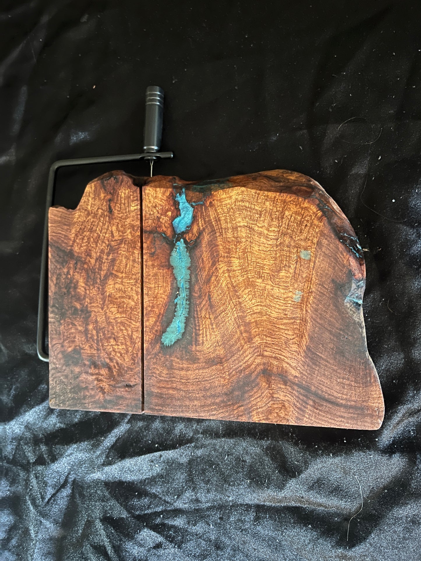 Burl Mesquite Cheese Slicer Boards