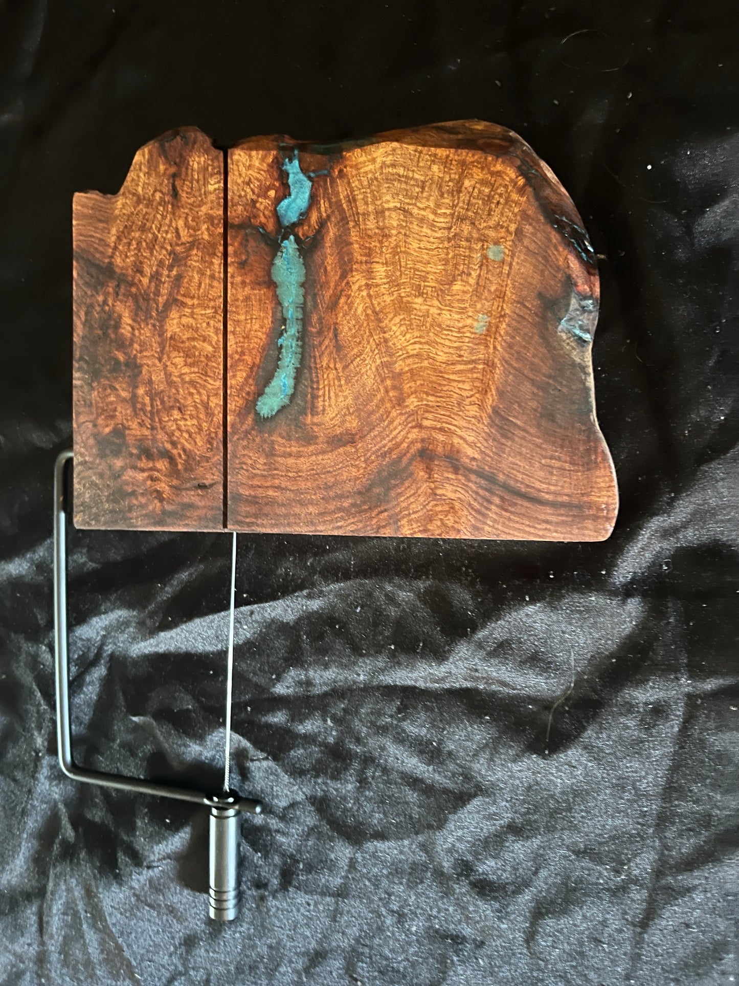Burl Mesquite Cheese Slicer Boards