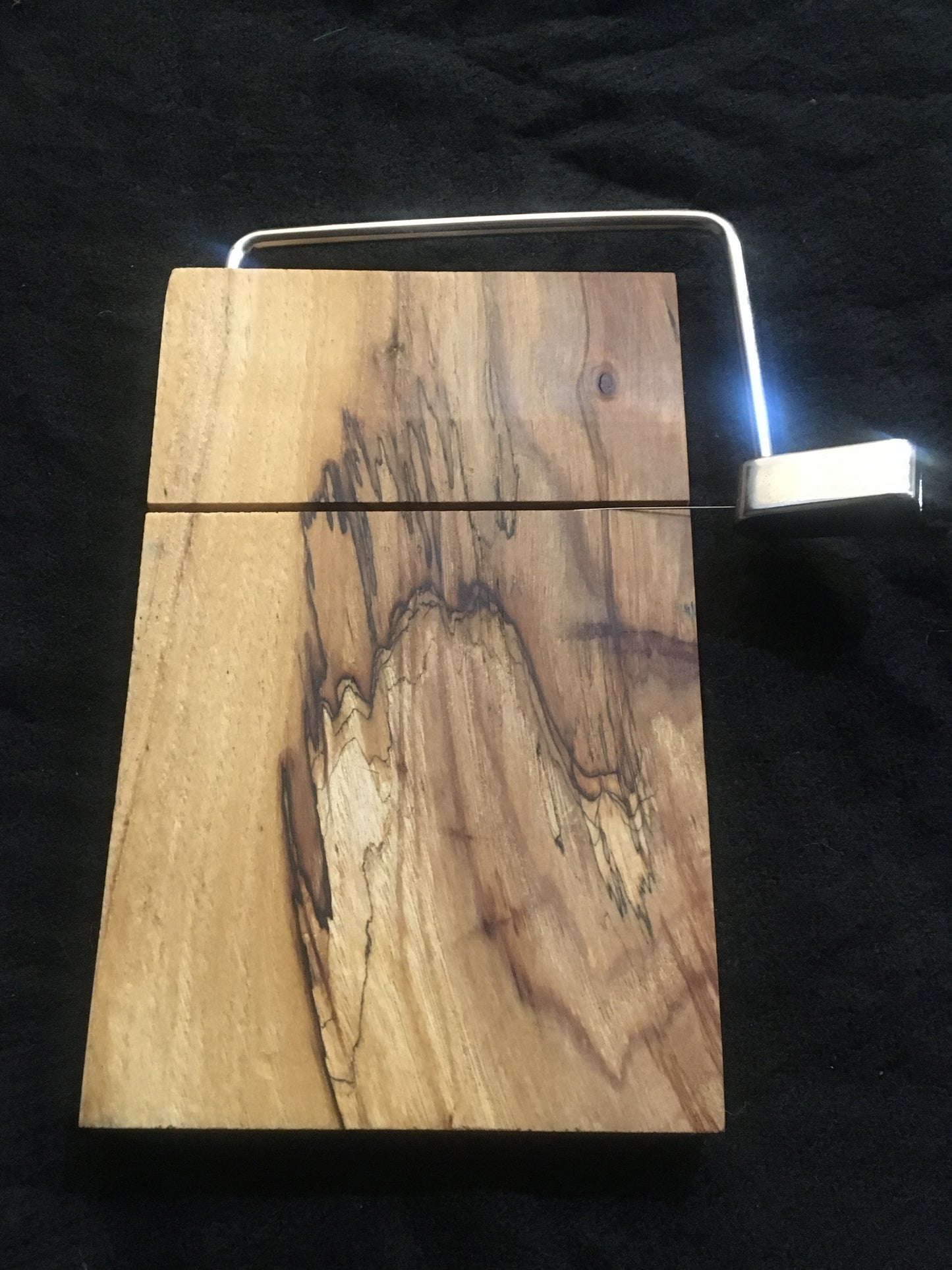 Large Spalted Pecan Cheese Slicer Boards