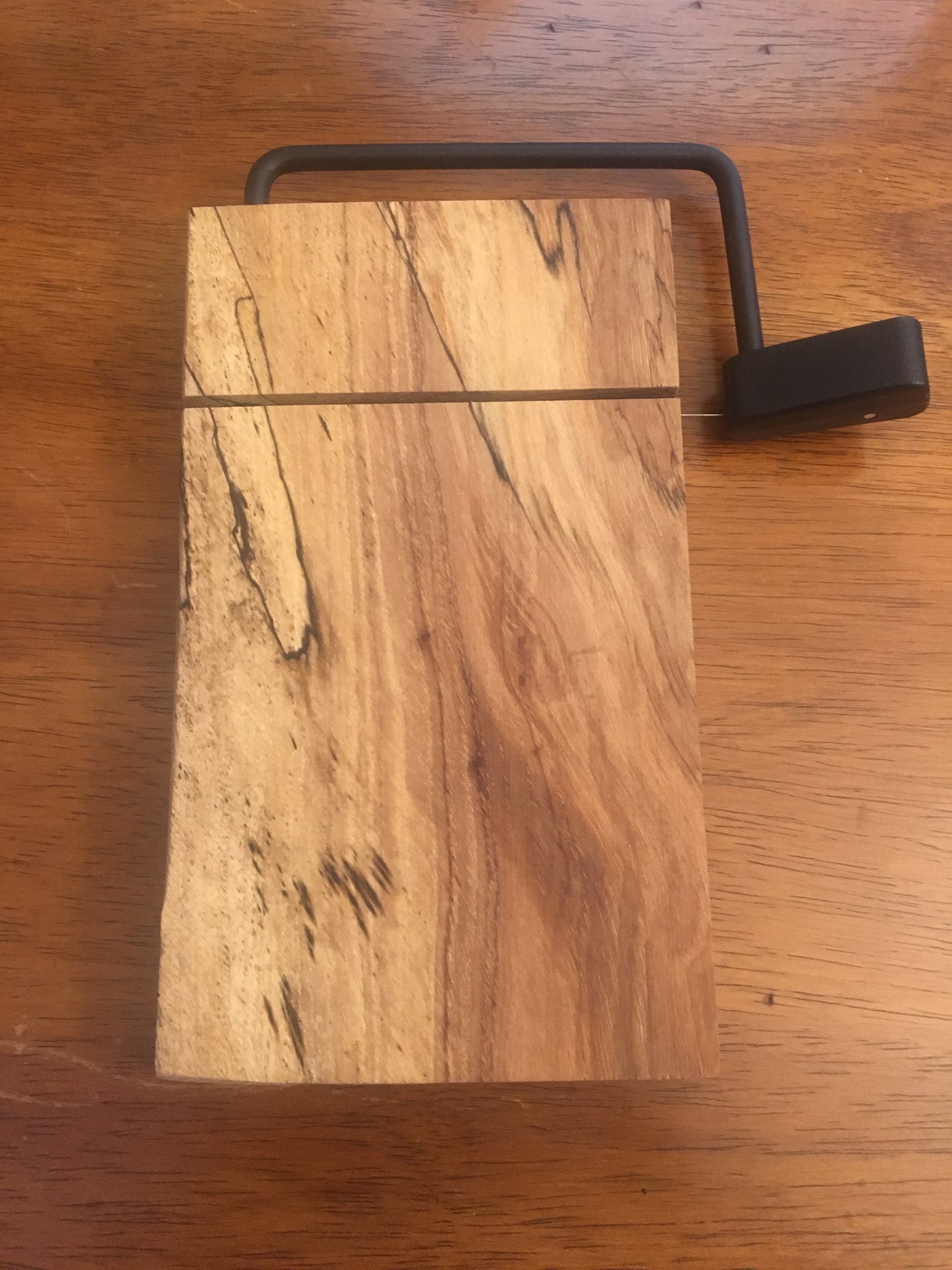 Small Spalted Pecan Cheese Slicer Boards