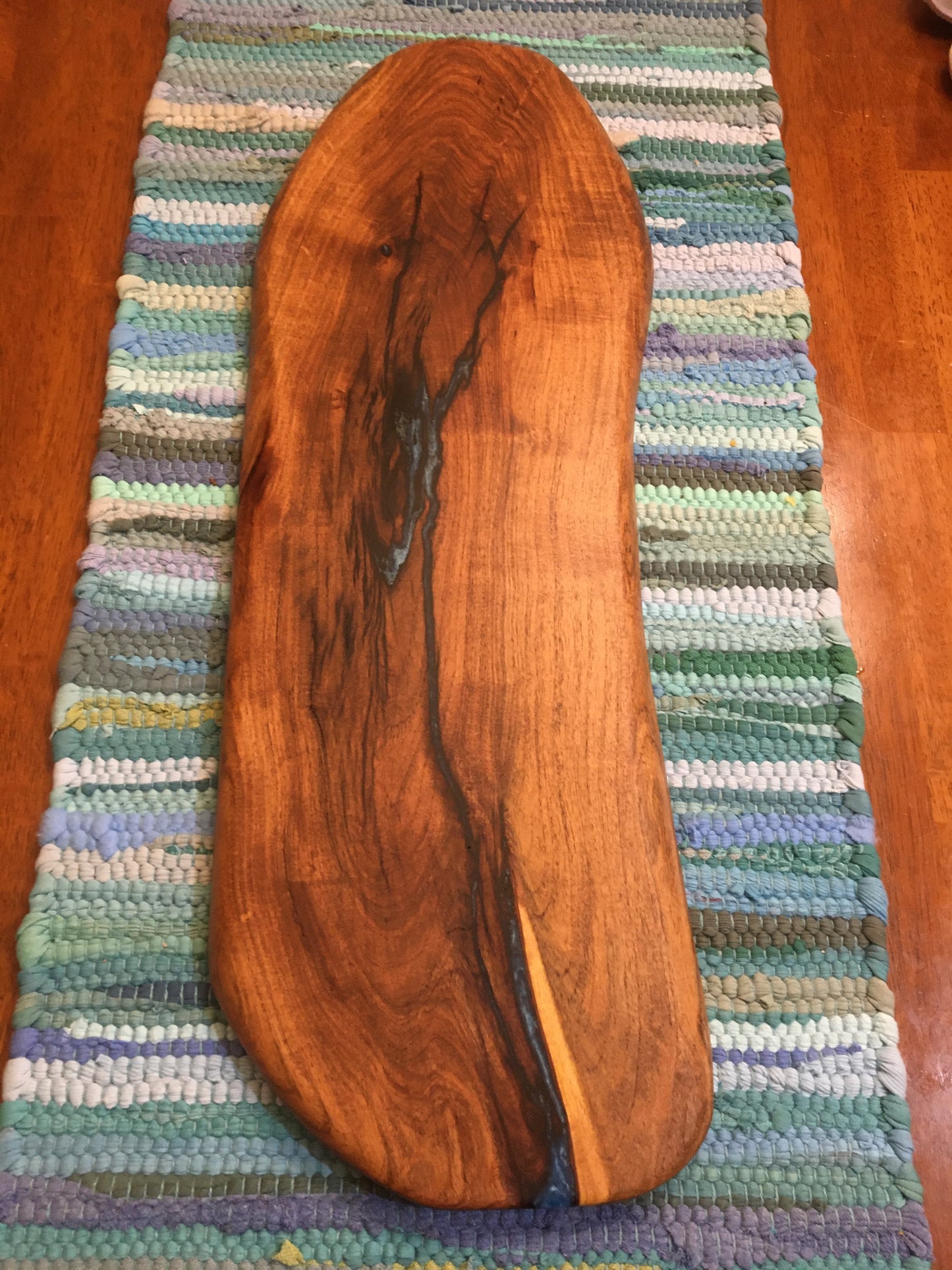 Mesquite with epoxy resin Charcuterie Board #2