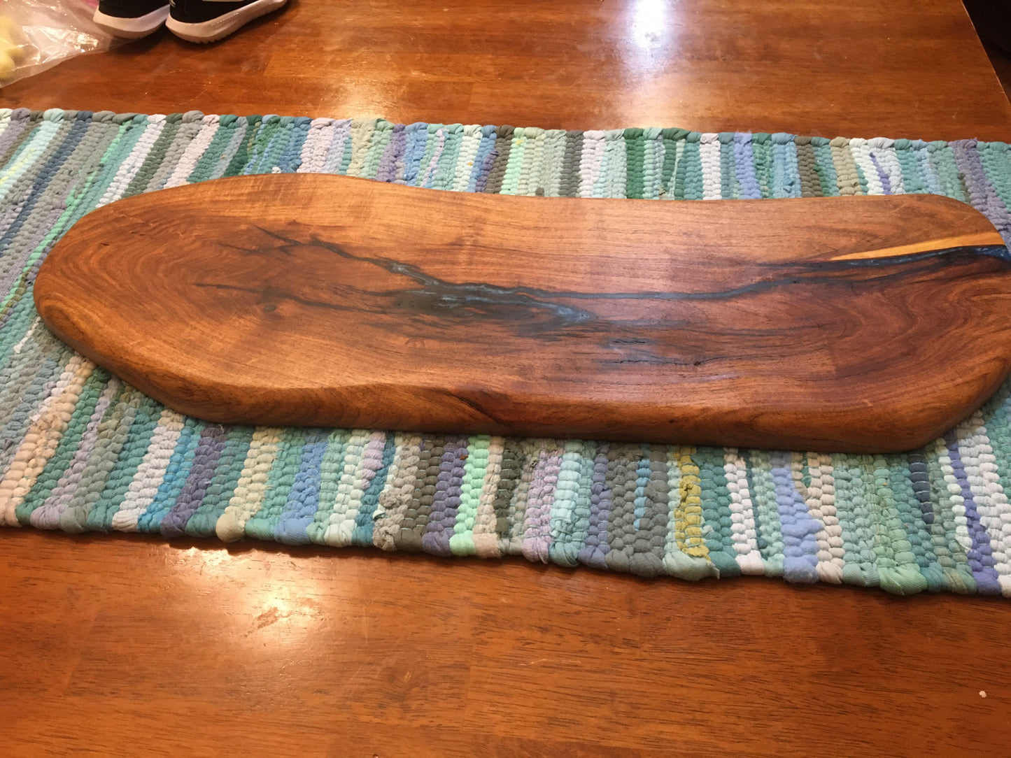 Mesquite with epoxy resin Charcuterie Board #2